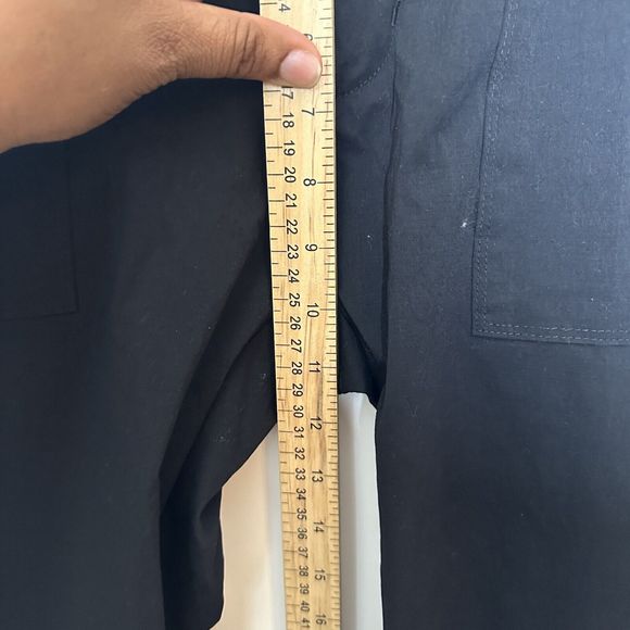 Vina Performance Pants Women's Size L Large Black Nylon Stretch Cinch Ankle - Picture 5 of 10